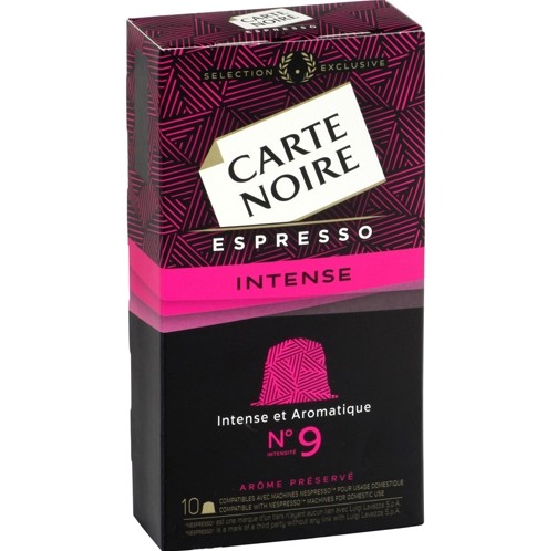 Carte Noire 9 Capsules Compatible Nespresso