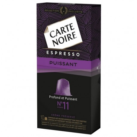 Carte Noire N 11 Dosettes Compatibles Nespresso