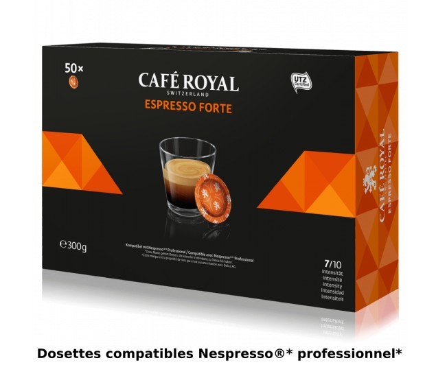 Cafe Royal Espresso Forte Coffee Compatible Nespresso Pro