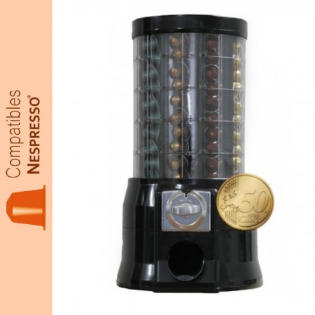 Distributeur automatique de capsules Nespresso ® monnayeur pièce de 0.50 €