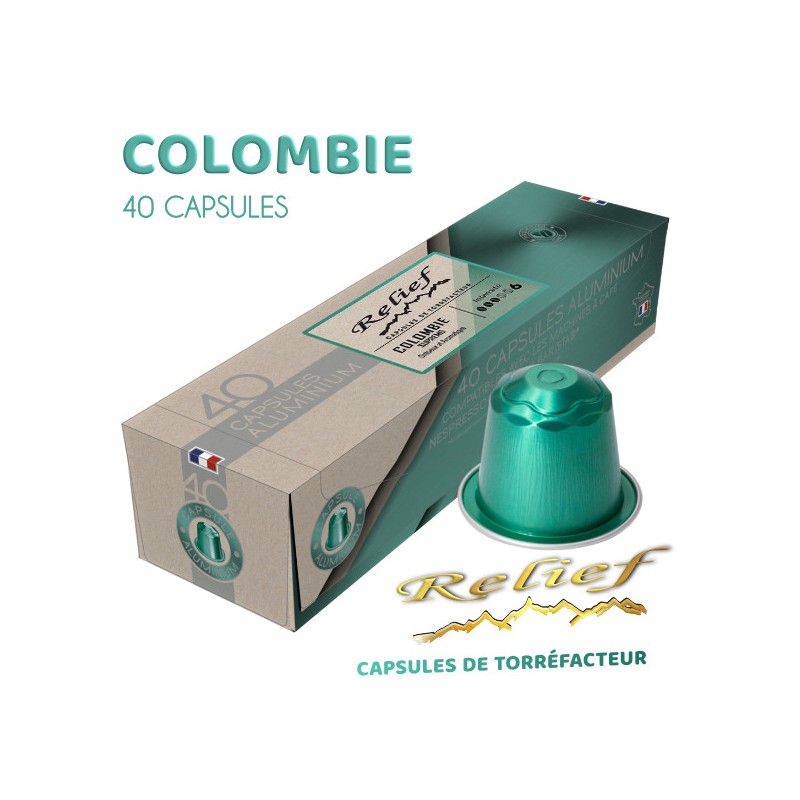 Café en capsule de Colombie torréfié en France - Excelensia