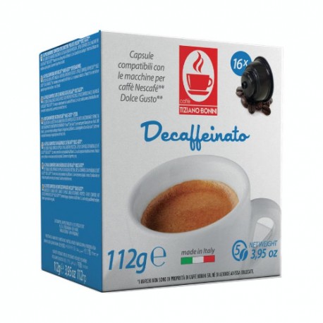Capsules Caffè Bonini Décaféiné compatibles Dolce Gusto ®